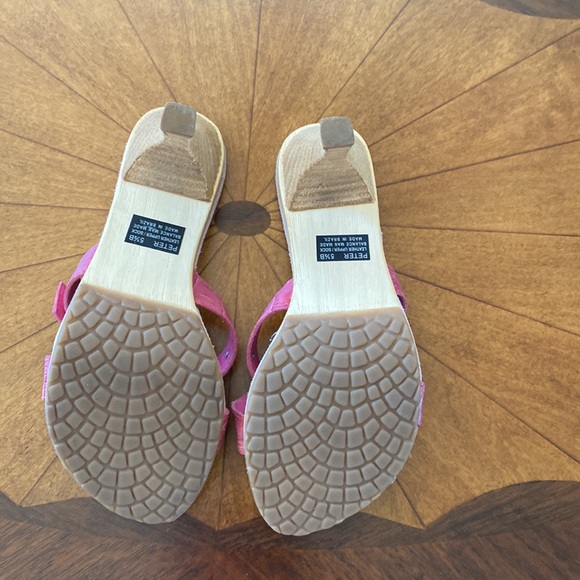 Steve Madden “Peter” Sandals Pink Alligator straps - Picture 3 of 4